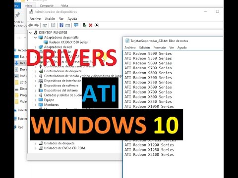 radeon x1300 drivers windows 10